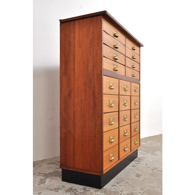 Brown Vintage Mahogany Chest of Drawers, 1950s For Sale - Image 8 of 12