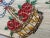 Vintage 1950s Linen Tea Towels: Embroidered Fruit Baskets, Red Trim - a Pair For Sale - Image 4 of 9