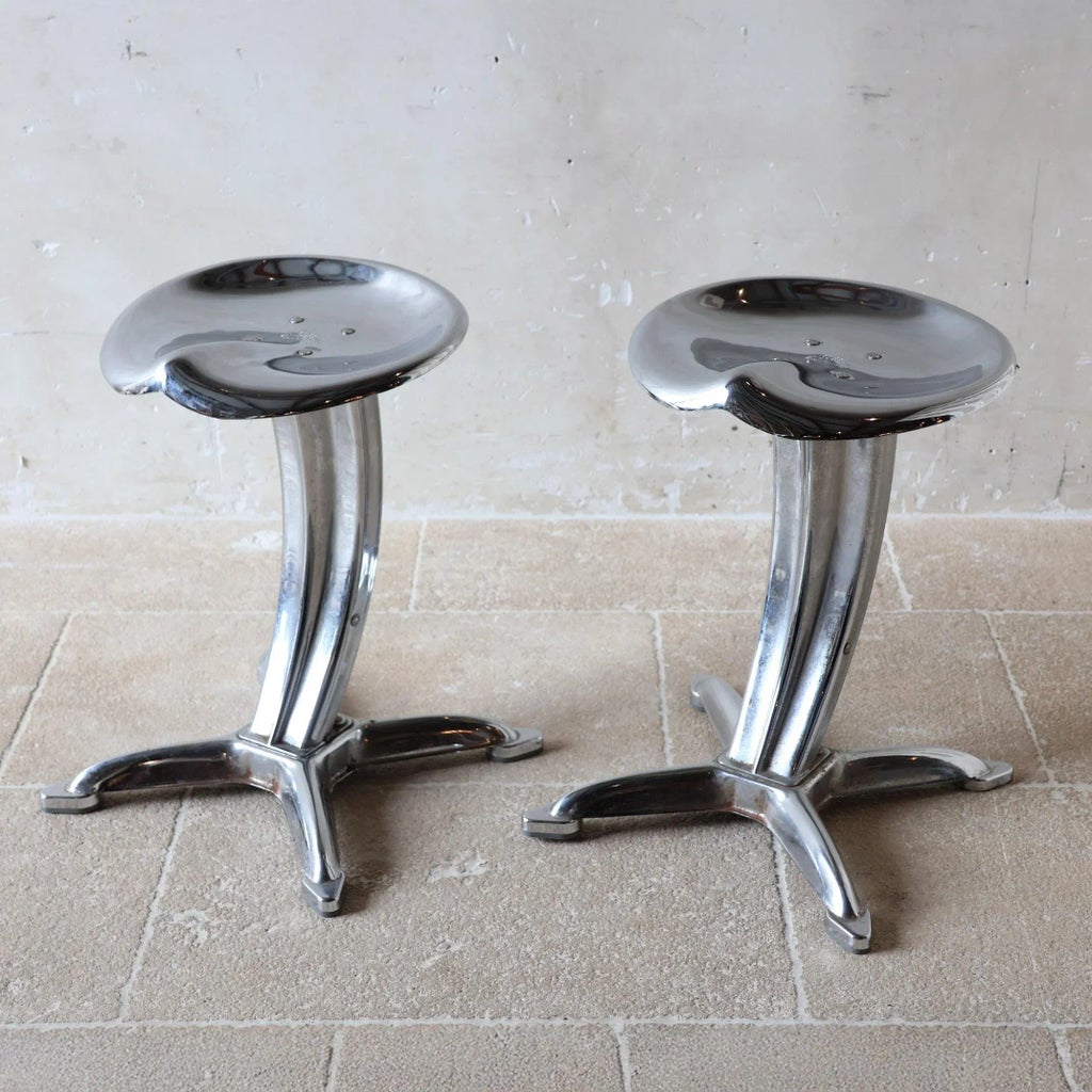 スツール Dulton Bar Stool LOTUS Lotus Stools by Yasu Sasamoto for Dulton, 1960s, Set of 2 | Chairish