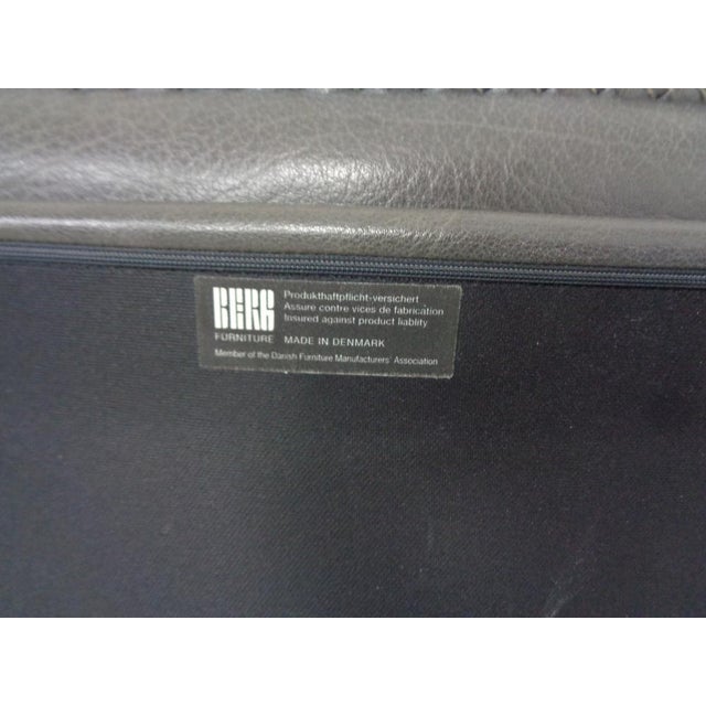 Set of Danish Teak & Leather Swivel Lounge Chairs from Berg Furniture, 1970s For Sale - Image 14 of 18