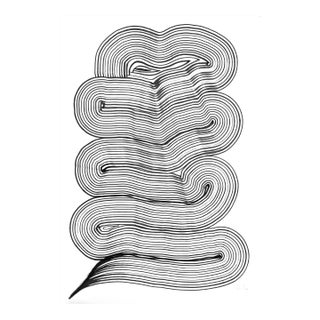 Sumit Mehndiratta, Composition No.252, India, 2021, Indian Ink on Archival Paper For Sale