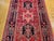 Antique Persian Heriz Karajeh Runner, Hand-Knotted Wool, Geometric Medallion Pattern, Red & Navy, 4x14 For Sale - Image 17 of 18