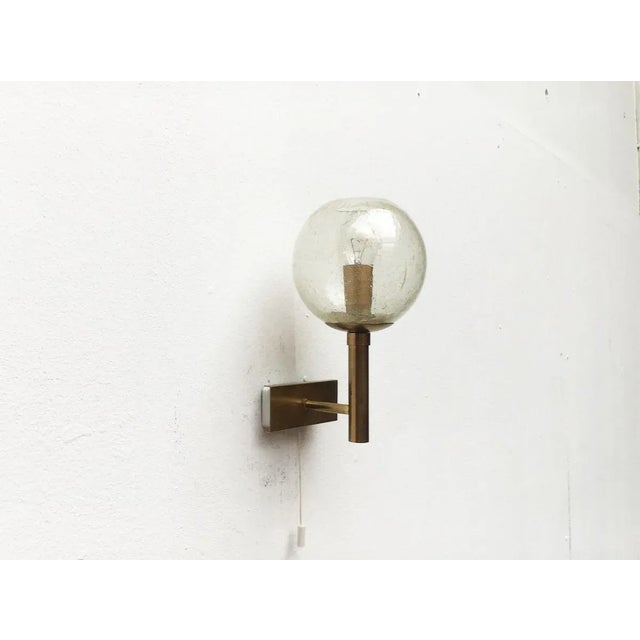 Mid-Century Modern German Brass and Glass Sconces from Doria Leuchten, Set of 2 For Sale - Image 18 of 18