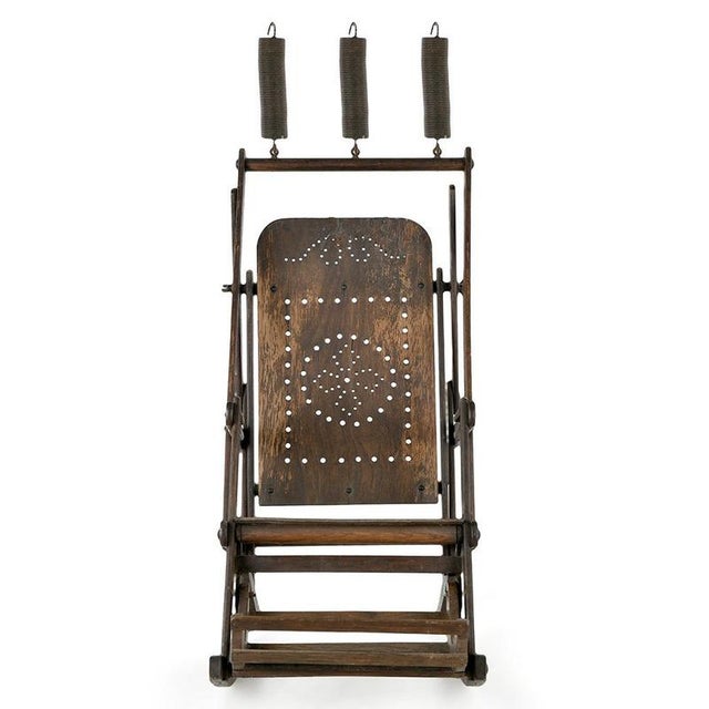 Wooden Rocking Chair for Children For Sale - Image 3 of 10