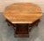 Early 20th Century Spanish Fir and Walnut Octogonal Table Special Design Restored Wax Polished For Sale - Image 4 of 18
