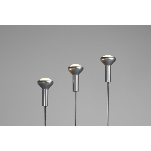 1073 Floor Lamps attributed to Gino Sarfatti for Arteluce, Italy, 1956, Set of 3 For Sale - Image 3 of 16