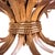 1950s French Verdigris 6-Arm Pineapple Chandelier, 1950s For Sale - Image 5 of 6
