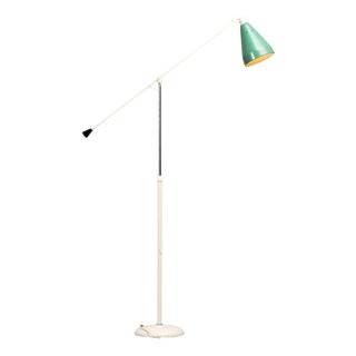 Model 6322 Floor Lamp attributed to Wim Rietveld for Gispen, Netherlands, 1955 For Sale