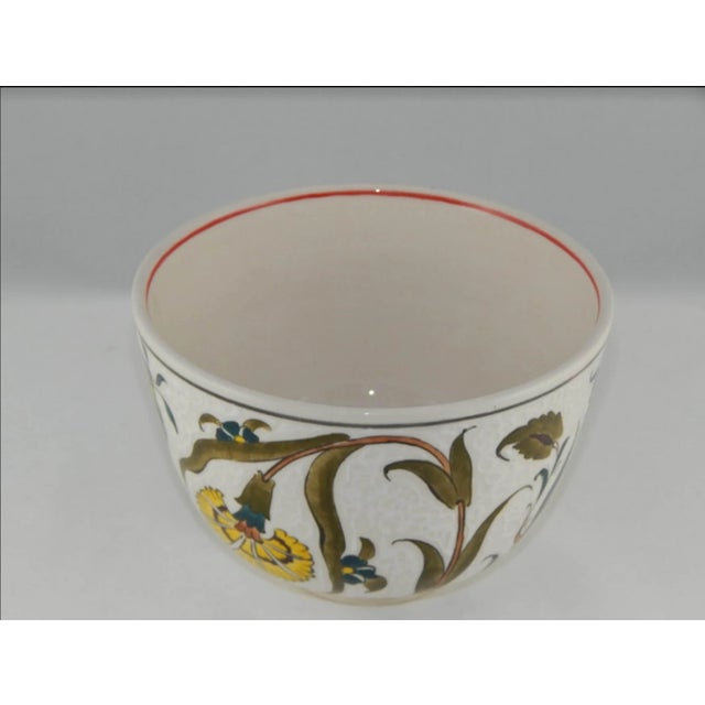 Handmade Turkish Ceramic Bowl Size: Height 4.1' (10.5 Cm) Oval Width 5.9'' (15 Cm) Handpainted - Dishwasher safe - Lead-...