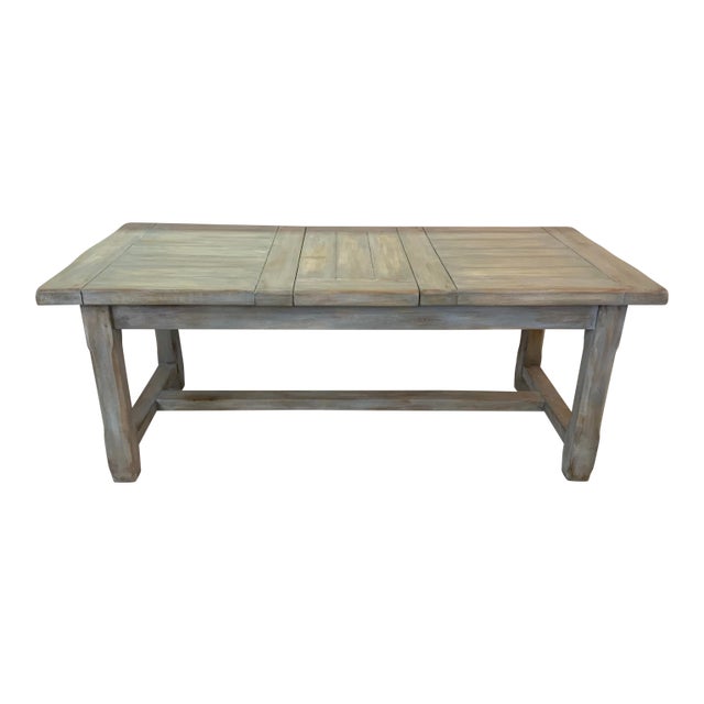 Christian Robert Farm Table With Three Leaves For Sale