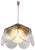 Petal Pendant Lamp in Murano Glass by Carlo Nason for Mazzega, Italy, 1960s For Sale