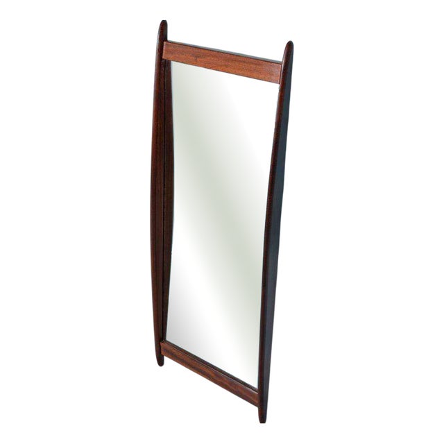 Scandinavian Teak Mirror, 1960s For Sale