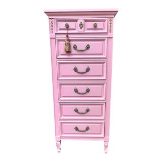 Mid 20th Century Vintage Dixie Furniture French Lingerie Chest For Sale
