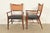 Paul McCobb for Directional Mid-Century Modern Sculpted Walnut Cane Back Armchairs, Pair For Sale - Image 11 of 13