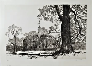 Samuel Chamberlain, The Capitol, The Williamsburg Series, 1940