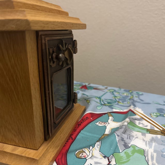 Copper Antique Usps Post Office Box Door Oak Bank – 1901 "Starway" Combination Lock For Sale - Image 8 of 9