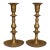 Traditional Brass Candlestick Holders, a Pair For Sale