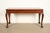 Baker Furniture Georgian Carved Mahogany Console or Sofa Table, Newly Refinished For Sale - Image 11 of 15