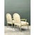 Vintage Louis XVI Style Printed Swag Armchairs - Pair For Sale - Image 11 of 12