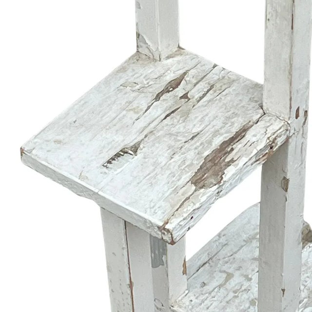 Wood Vintage Wooden Flower Stand For Sale - Image 7 of 8