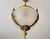 1960s French Brass & Etched Glass Bowl Pendant Light - Restored For Sale - Image 16 of 18