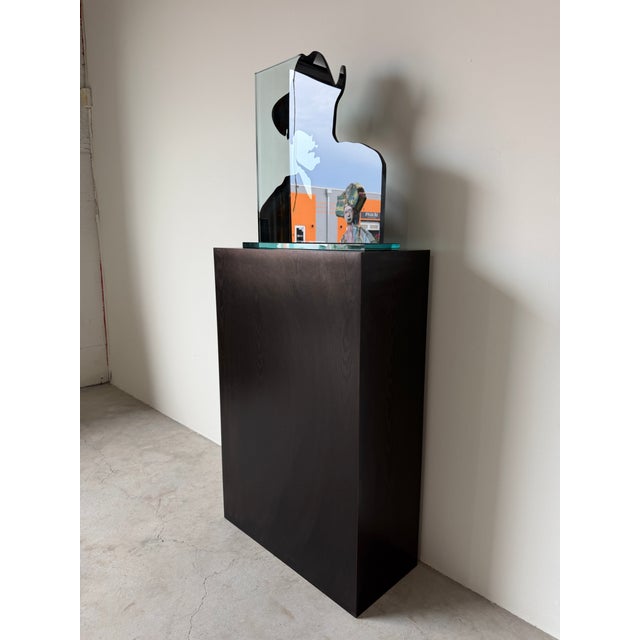 1990's Vintage Robert's for Ancoa Cowboy Art Glass Sculpture For Sale In Miami - Image 6 of 15