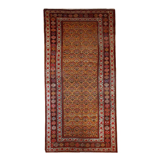 1880s Hand Made Antique Persian Kurdish Rug For Sale