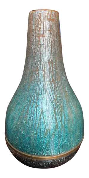 Del Campo 1960s Italian Enamel Vase