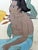 Editioned Woodblock Print Jeune Fille de Saipan by Paul Jacoulet For Sale - Image 10 of 17