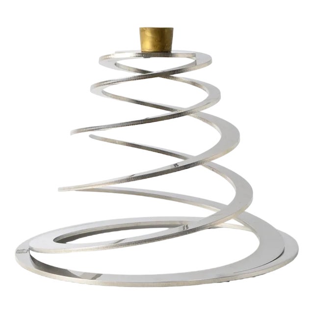 Postmodern Spring Candleholder from Sks, 1980s For Sale