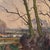 Antique Oil Painting on Canvas by Victor Fermans 'Winter Village Landscape' For Sale - Image 13 of 16