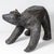 1950s Monumental Hand Carved Wood Rustic Folk Art Prowling Black Bear For Sale - Image 5 of 9