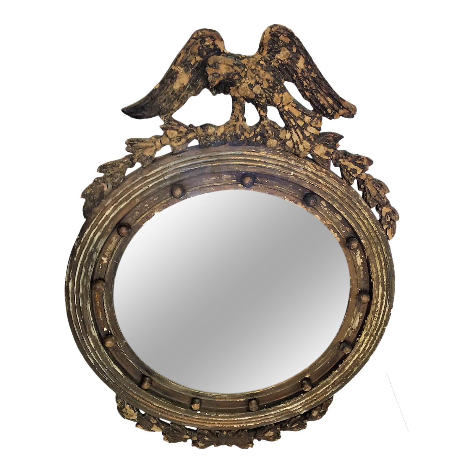 Antique Federalist Eagle Mirror Chairish