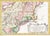This beautiful 1757 hand-colored copperplate engraved map by French cartographer Jacques-Nicolas Bellin features New...