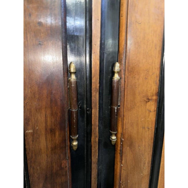 4-Door Wardrobe in Walnut, 1700s For Sale - Image 12 of 14