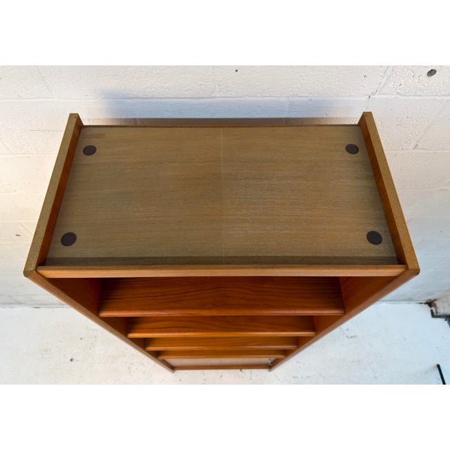 Mid-Century Modern Danish Teak Bookcase For Sale - Image 4 of 9