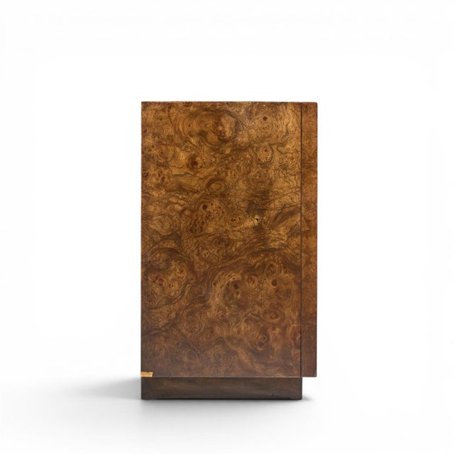Mastercraft Bernhard Rohne for Mastercraft Mid Century Burlwood and Acid Etched Brass Dresser For Sale - Image 4 of 8