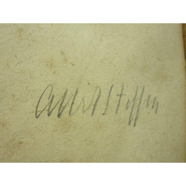 Anthroposophical Oak Picture Frame, 1920s For Sale - Image 9 of 11