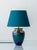 Antique Art Deco Pottery Table Lamp with Japanese Florals and with New Dupion Silk Shade from PZH Gouda, 1920s For Sale - Image 17 of 17