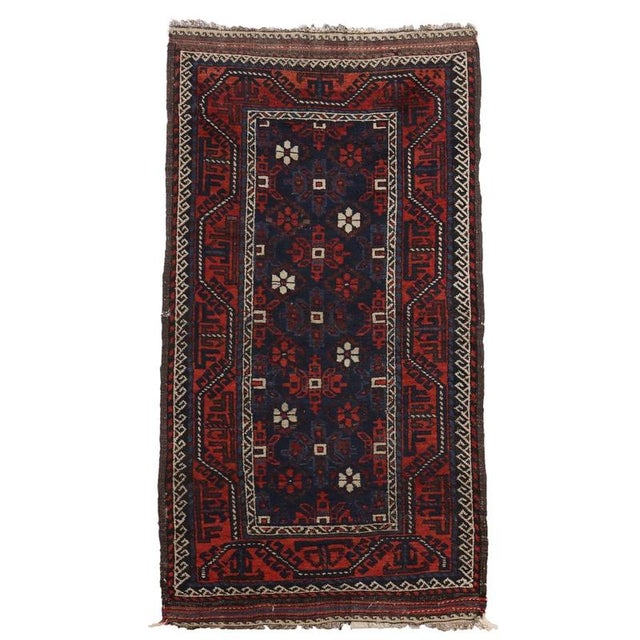 Textile Beluchi Wool Rug in Heavy Knot For Sale - Image 7 of 7