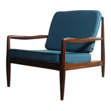 Adrian Pearsall Walnut 834-C Lounge Chair For Sale