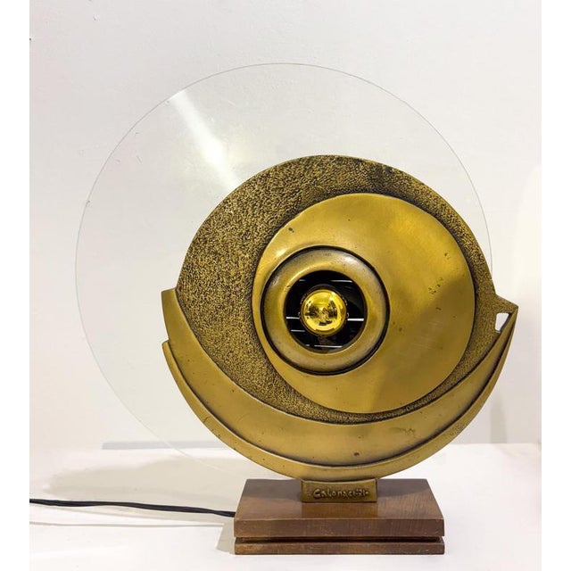 Mid-Century Table Lamp by Giuseppe Calonaci, Italy, 1970s For Sale - Image 4 of 6