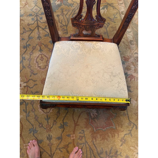 Set of 4 Maitland Smith Theodore Alexander Chairs For Sale In New York - Image 6 of 8