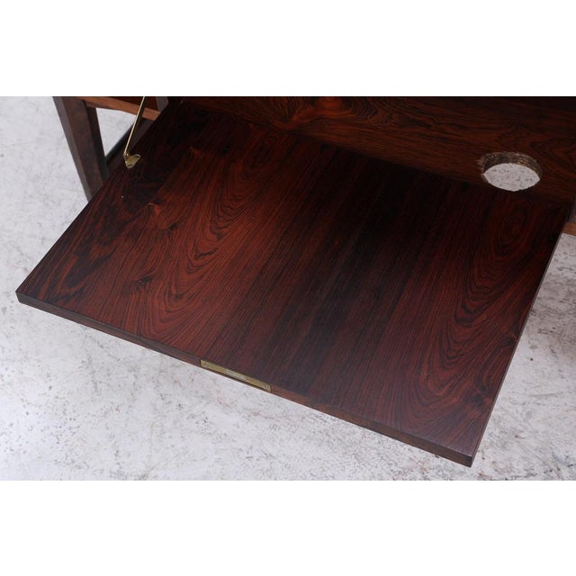 Vintage Danish Rosewood Desk, 1960s For Sale - Image 17 of 18