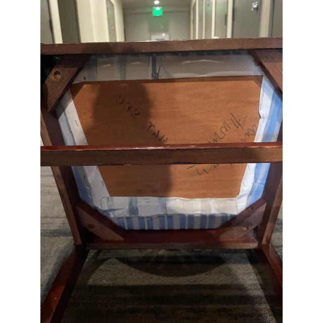 Early 20th Century Hepplewhite-Style Mahogany Shield-Back Upholstered Armchair For Sale - Image 10 of 11