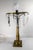 19th Century American Victorian Brass Astral Lamp With Frosted Glass Shade For Sale - Image 10 of 17
