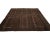 Vintage Brown Modern Kilim Rug For Sale - Image 4 of 7