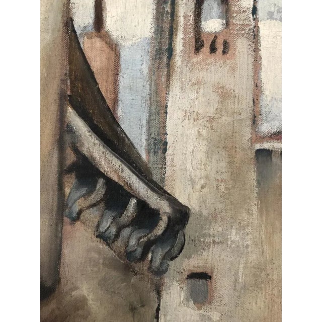 1920s Josselin Bodley, Venise, 1928, Oil on Canvas, Framed For Sale - Image 5 of 11