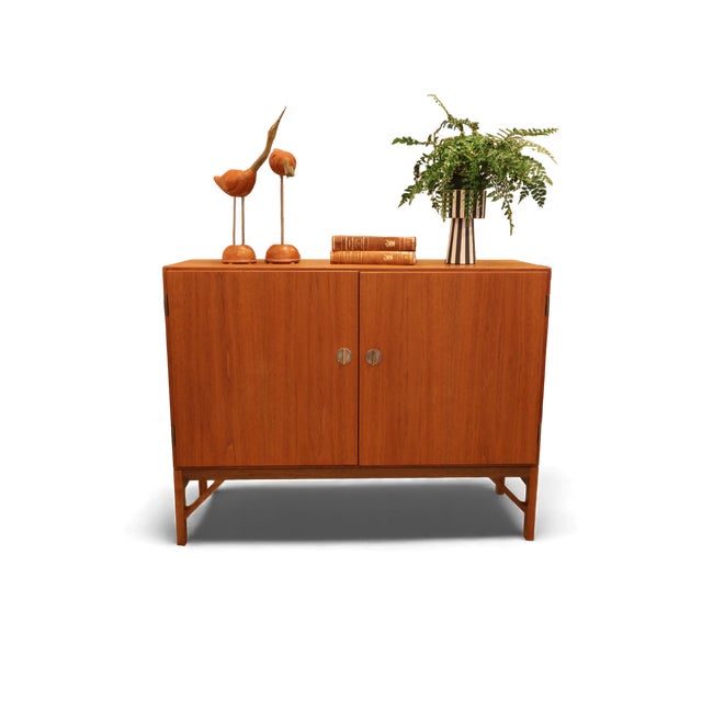 Vintage China Cabinet in Teak by Børge Mogensen for C.M. Madsen, 1950s For Sale - Image 16 of 18