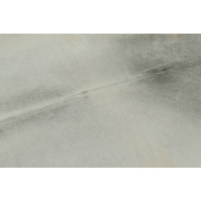 2020s Rug & Kilim’s Contemporary Cowhide Rug With Ombre in Soft White & Gray Tones For Sale - Image 5 of 9